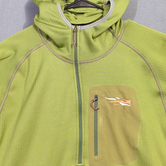 Sitka Fanatic Hoodie Men's XXL Green Outdoor Shooting Hunting Camping - Picture 4 of 14
